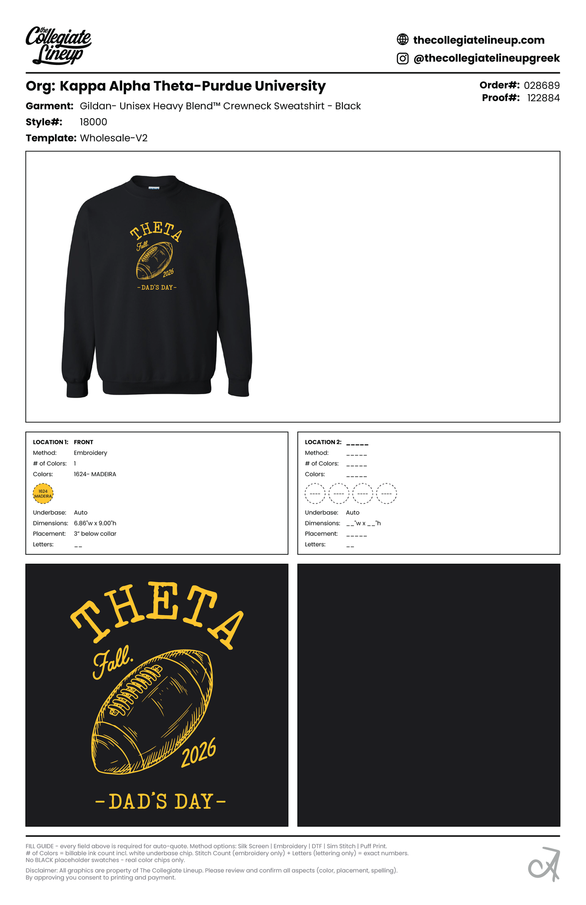 HEAVY BLEND™ CREWNECK SWEATSHIRT — Black