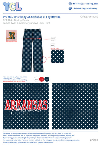 Phi Mu Alpha Sinfonia University of Arkansas at Fayetteville #18282