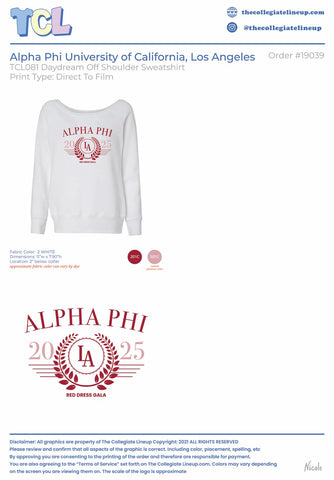 Alpha Phi University of California, Los Angeles #19039
