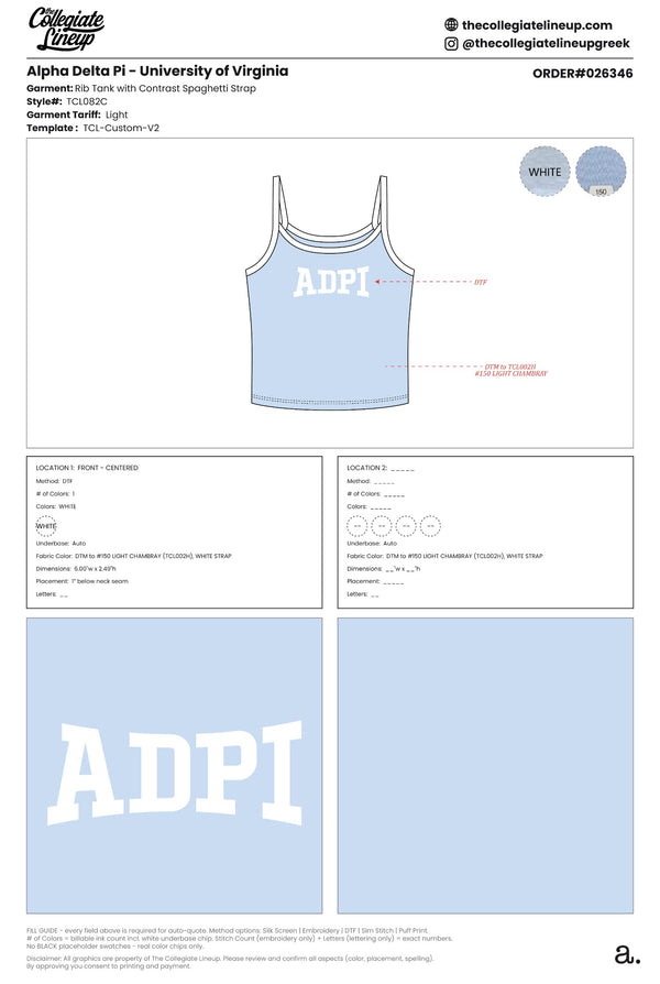 Alpha Delta Pi University of Virginia #26346