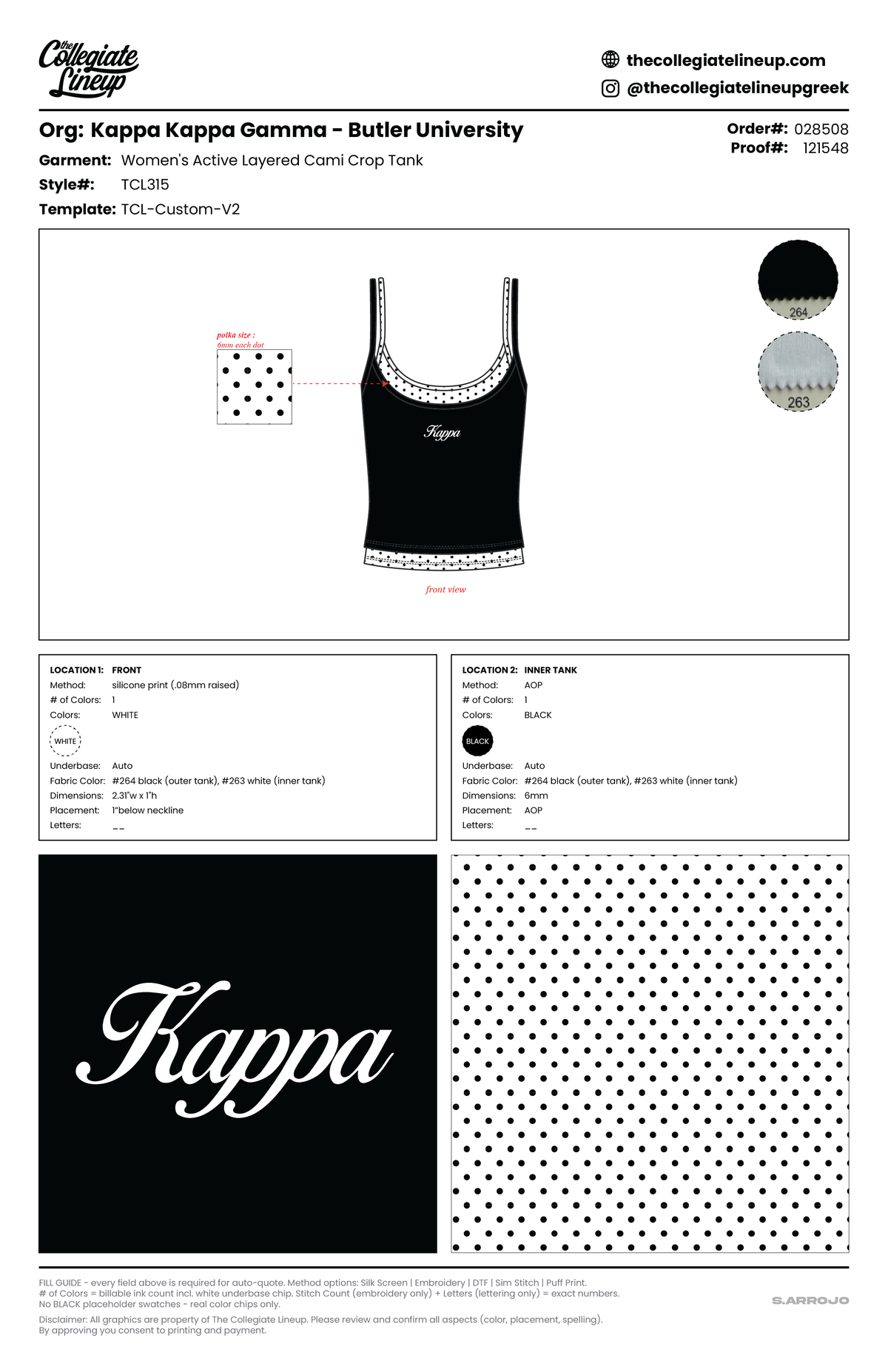 WOMEN'S ACTIVE LAYERED CAMI CROP TANK WITH CONTRAST HEM