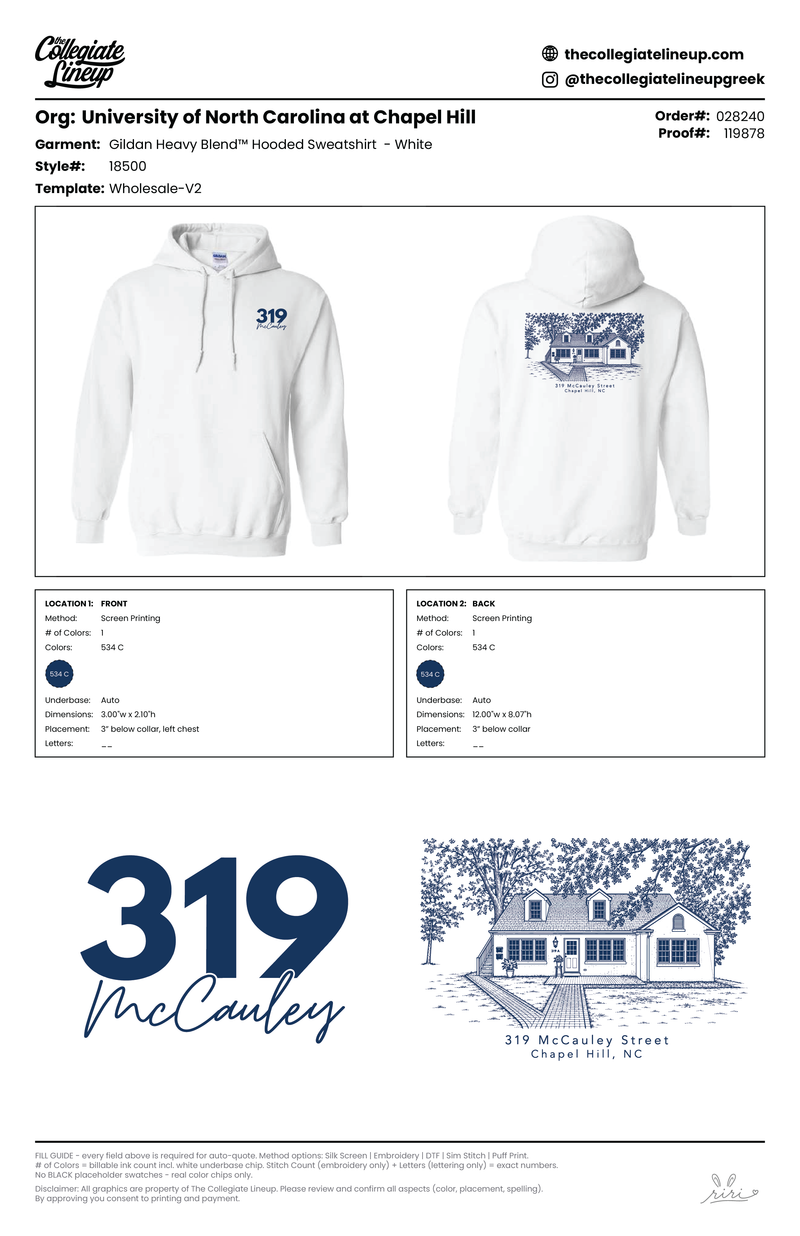 Heavy Blend™ Hooded Sweatshirt — White