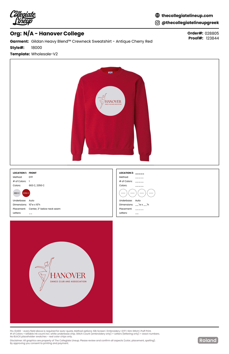 HEAVY BLEND™ CREWNECK SWEATSHIRT — Antique Cherry Red