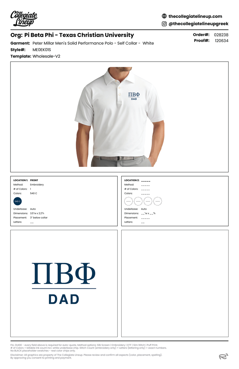 Peter Millar Men's Solid Performance Polo - Self Collar ME0EK01S — White