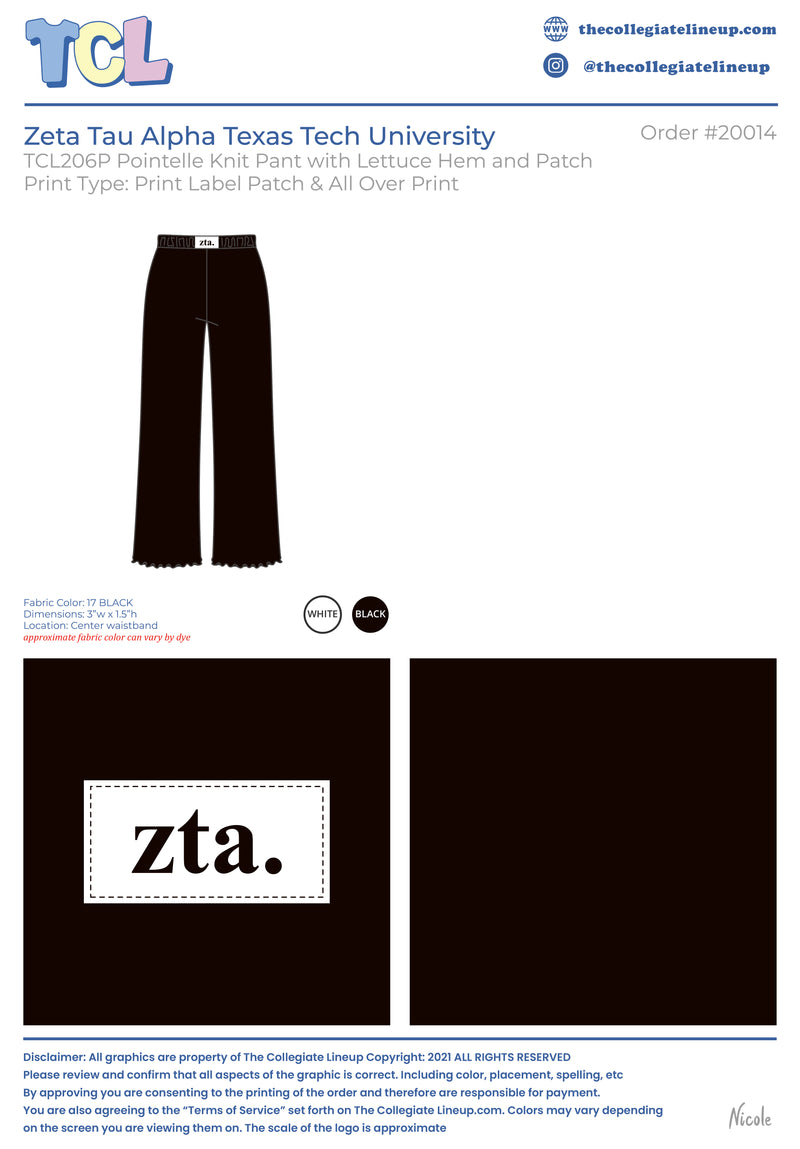 Zeta Tau Alpha  Texas Tech University  #20014