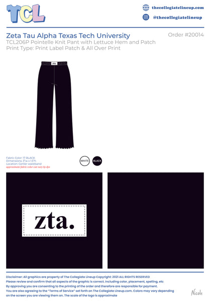 Zeta Tau Alpha  Texas Tech University  #20014