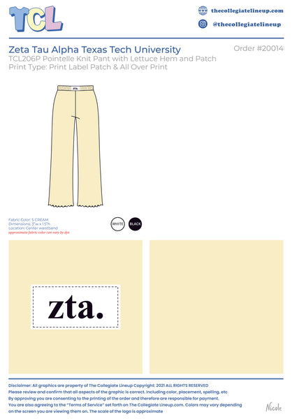 Zeta Tau Alpha  Texas Tech University  #20014