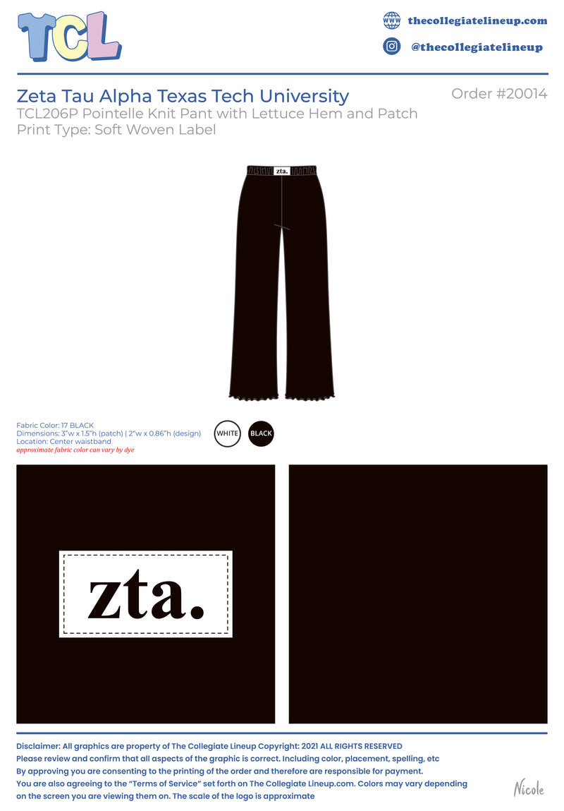 Zeta Tau Alpha  Texas Tech University  #20014