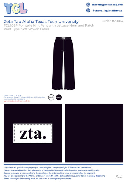 Zeta Tau Alpha  Texas Tech University  #20014