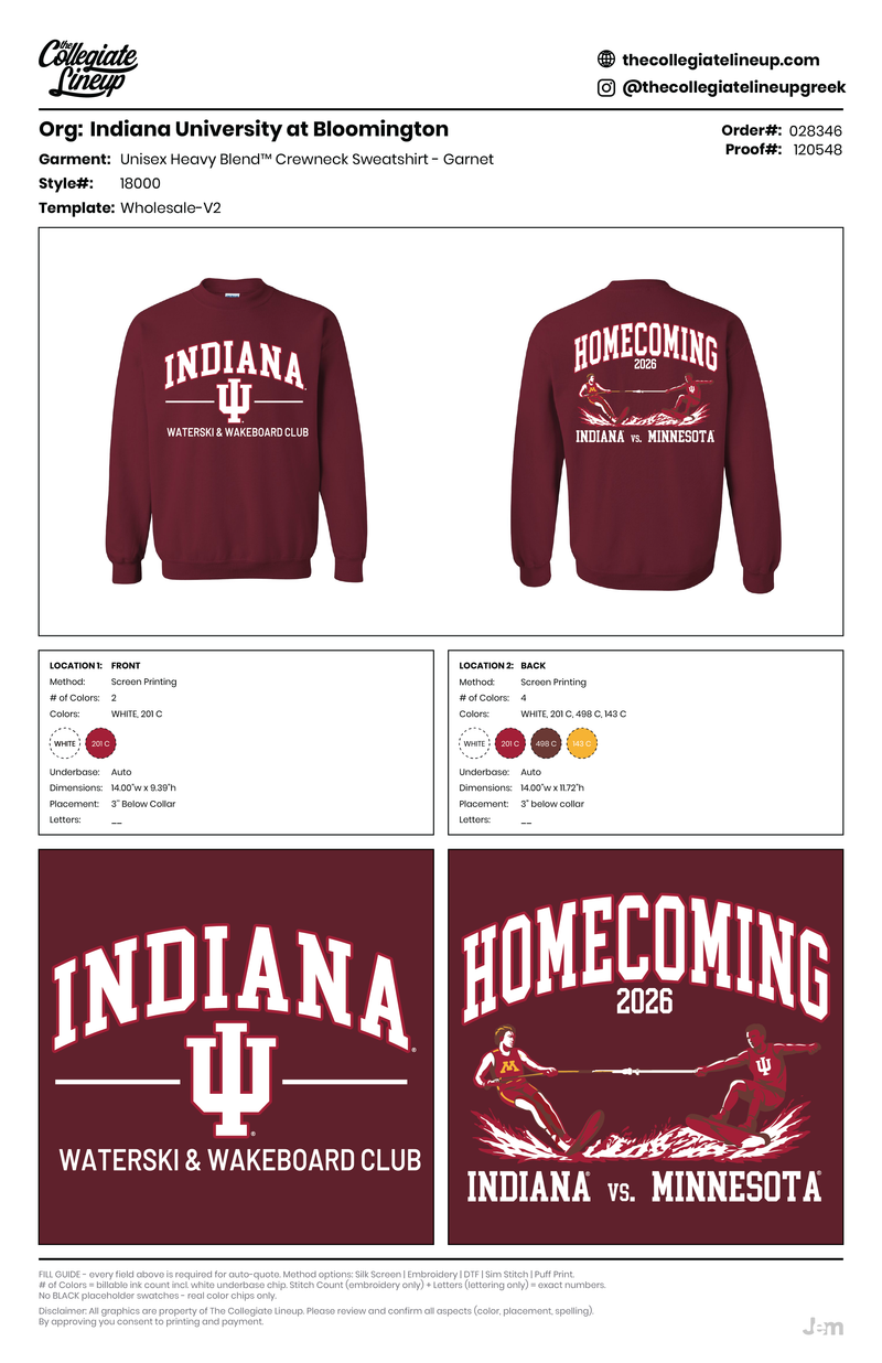 Heavy Blend™ Crewneck Sweatshirt — Garnet