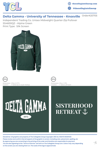 Delta Gamma University of Tennessee - Knoxville #20705