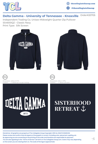 Delta Gamma University of Tennessee - Knoxville #20705