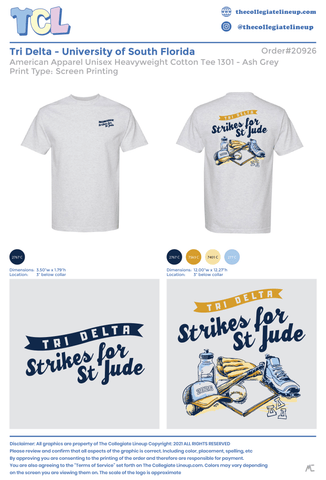 Tri Delta University of South Florida #20926