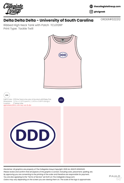 Delta Delta Delta University of South Carolina #22212