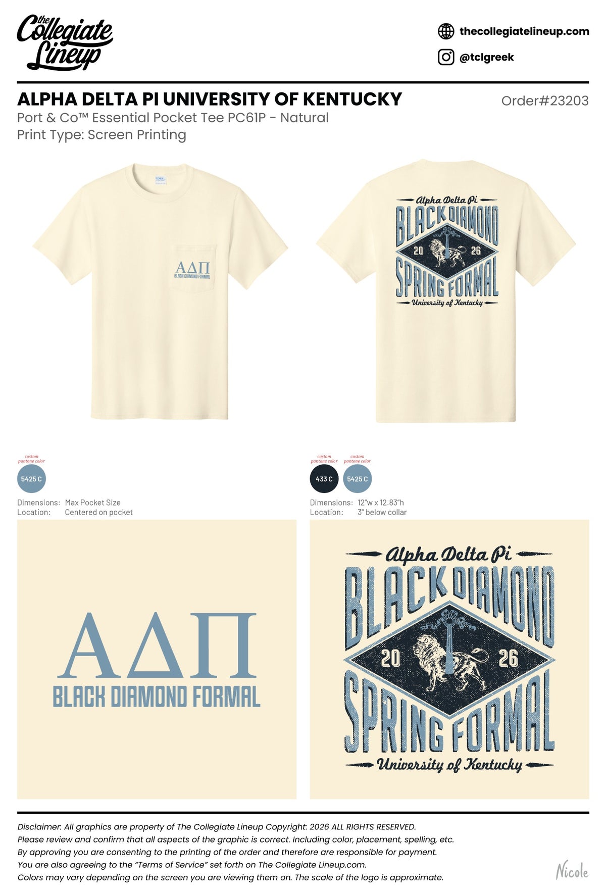 Alpha Delta Pi University of Kentucky #23203