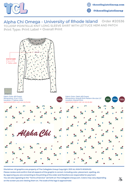 Alpha Chi Omega University of Rhode Island #20536