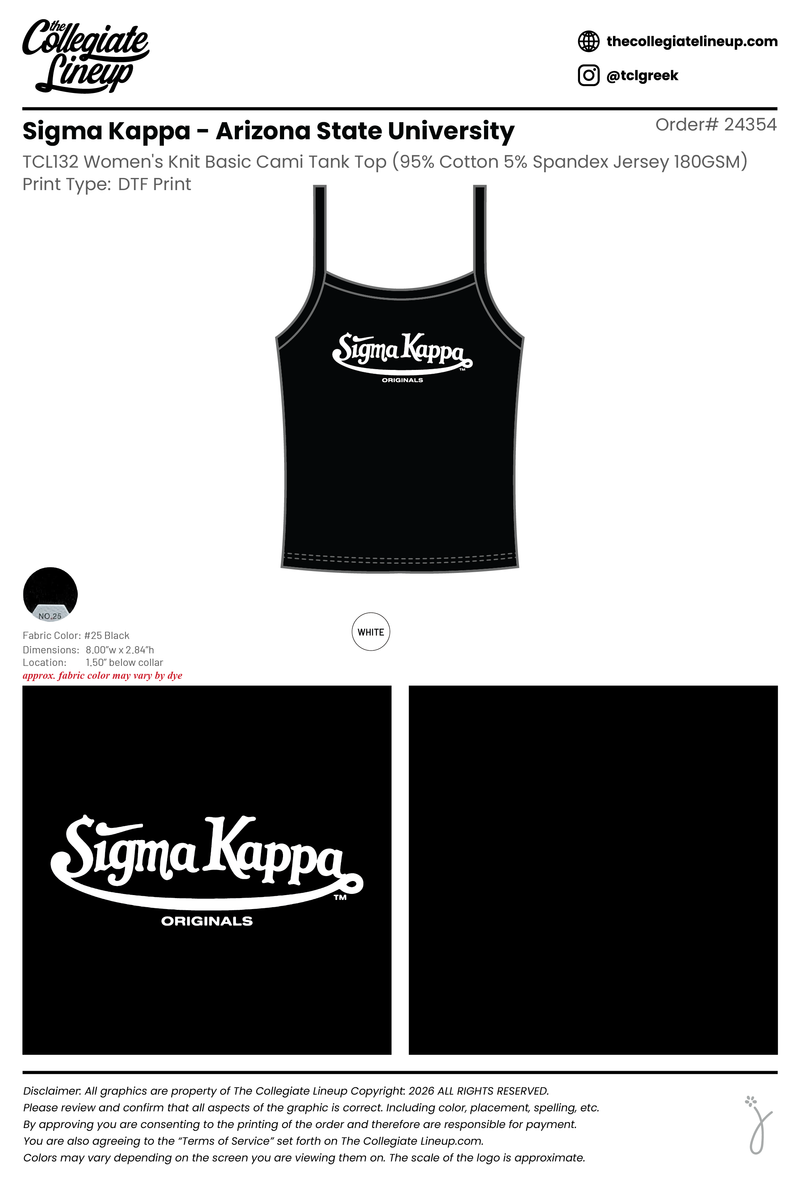 Sigma Kappa Arizona State University #24354