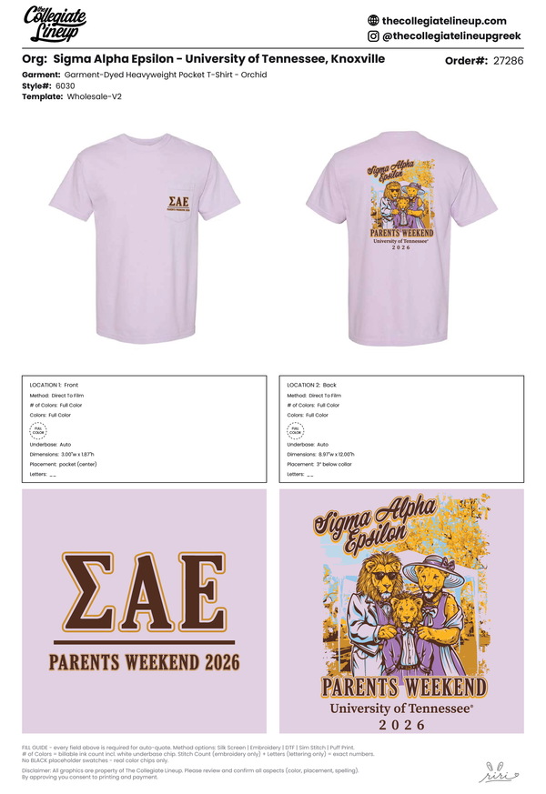 Sigma Alpha Epsilon University of Tennessee, Knoxville #27286