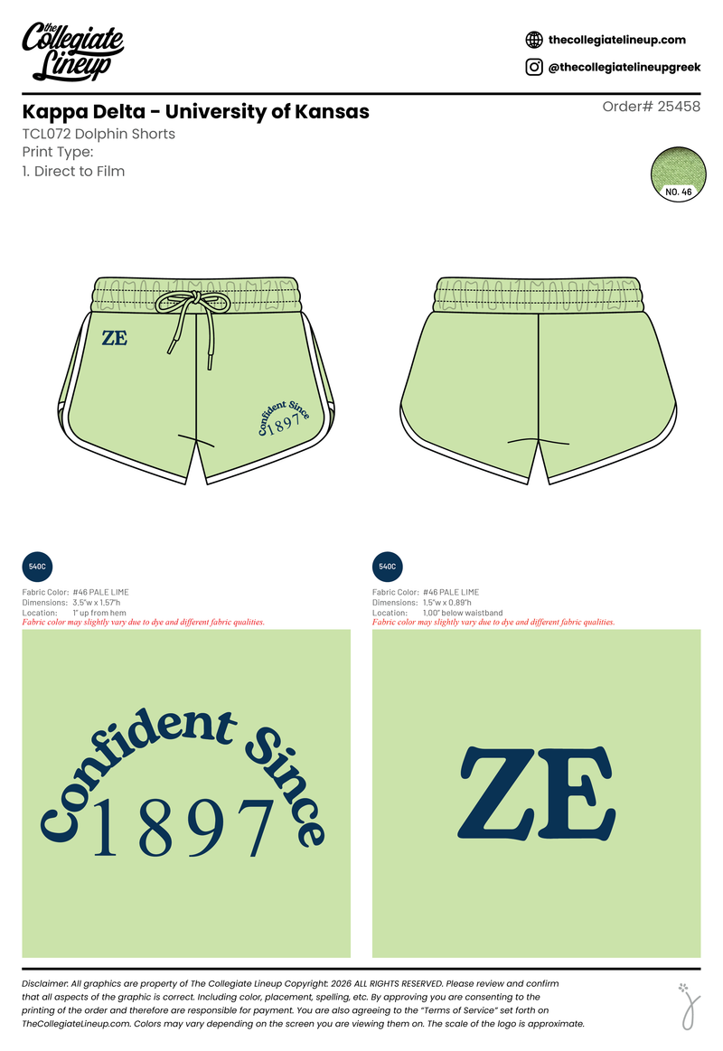 Kappa Delta University of Kansas #25458