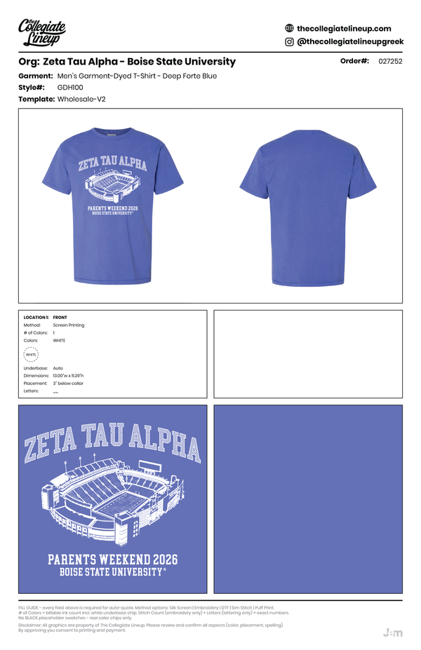 Zeta Tau Alpha Boise State University #27252