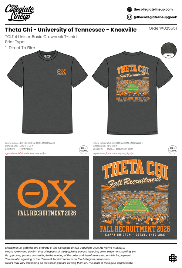 Theta Chi University of Tennessee - Knoxville #25551
