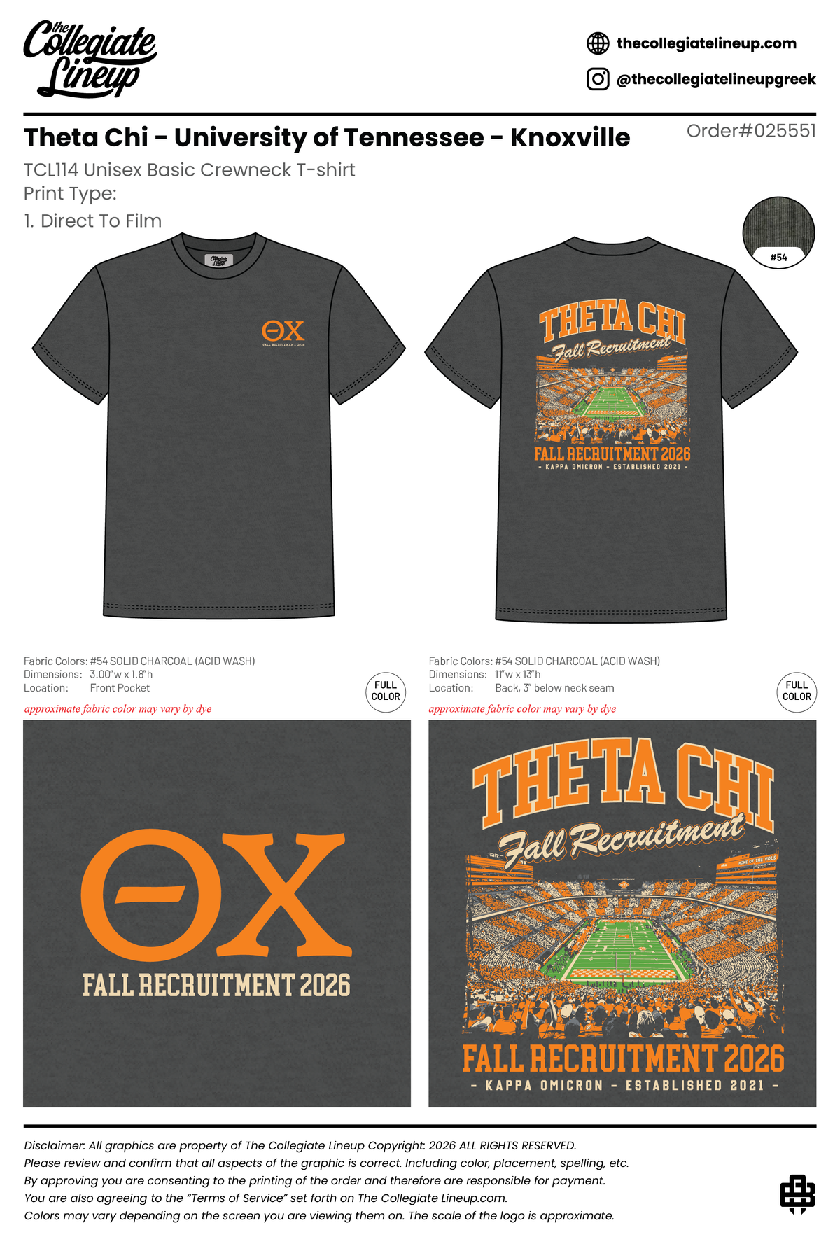 Theta Chi University of Tennessee - Knoxville #25551