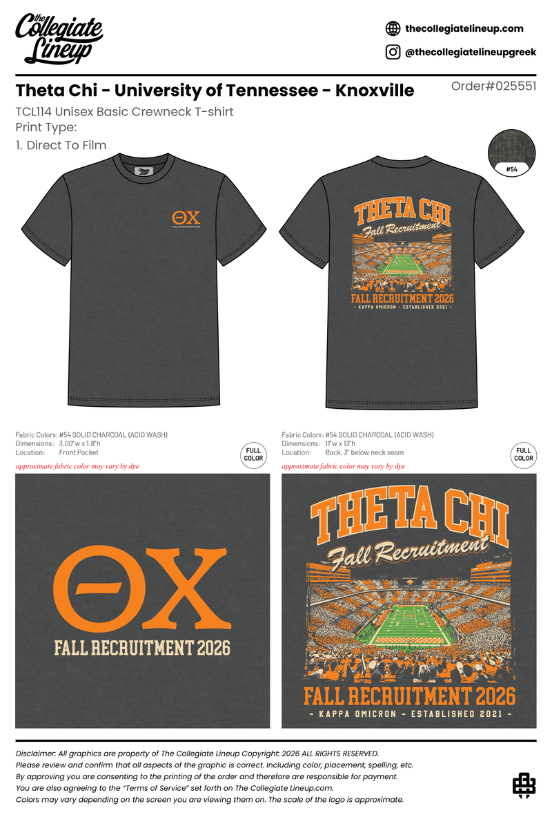 Theta Chi University of Tennessee - Knoxville #25551