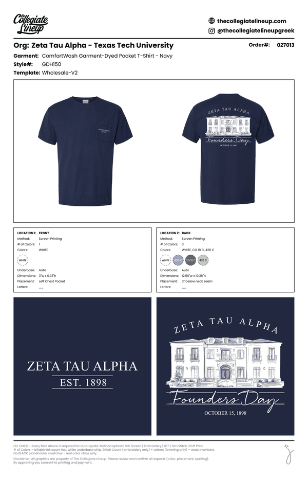 Zeta Tau Alpha Texas Tech University #27013