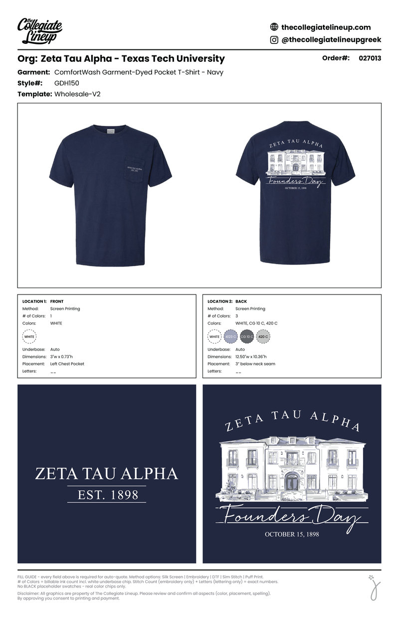 Zeta Tau Alpha Texas Tech University #27013