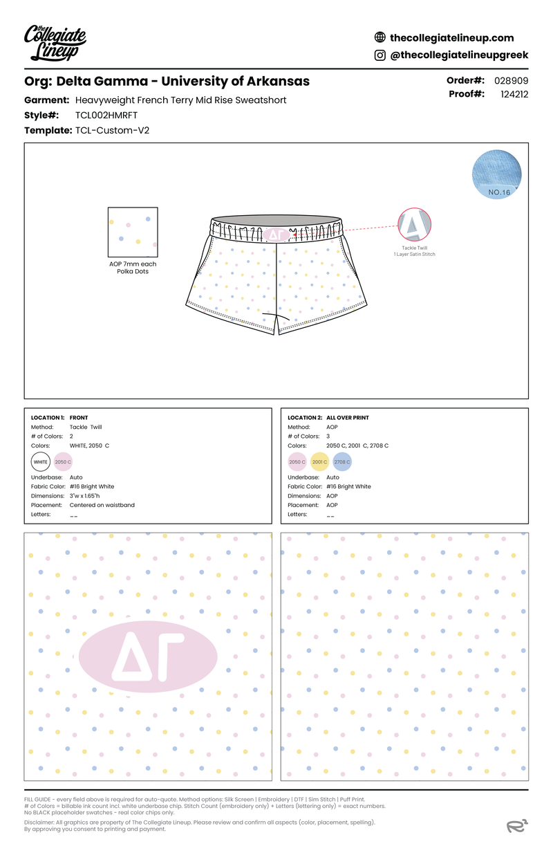 HEAVYWEIGHT FRENCH TERRY MID RISE SWEATSHORT