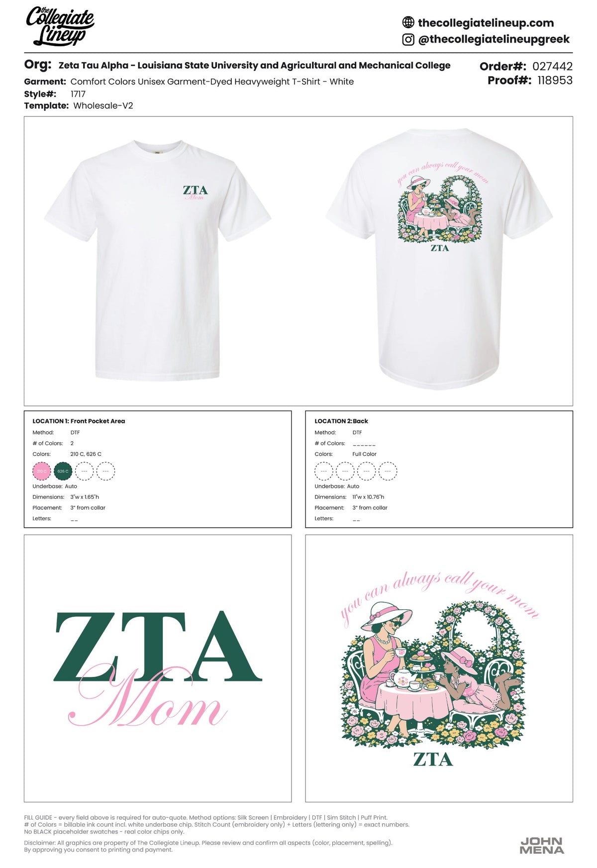 Zeta Tau Alpha Louisiana State University and Agricultural and Mechanical College #27442