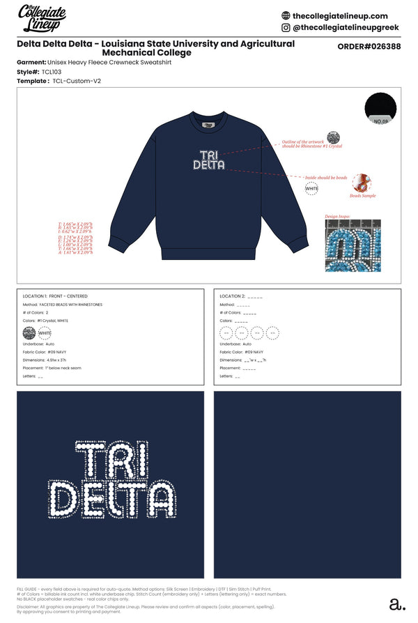 Delta Delta Delta Louisiana State University and Agricultural and Mechanical College #26388