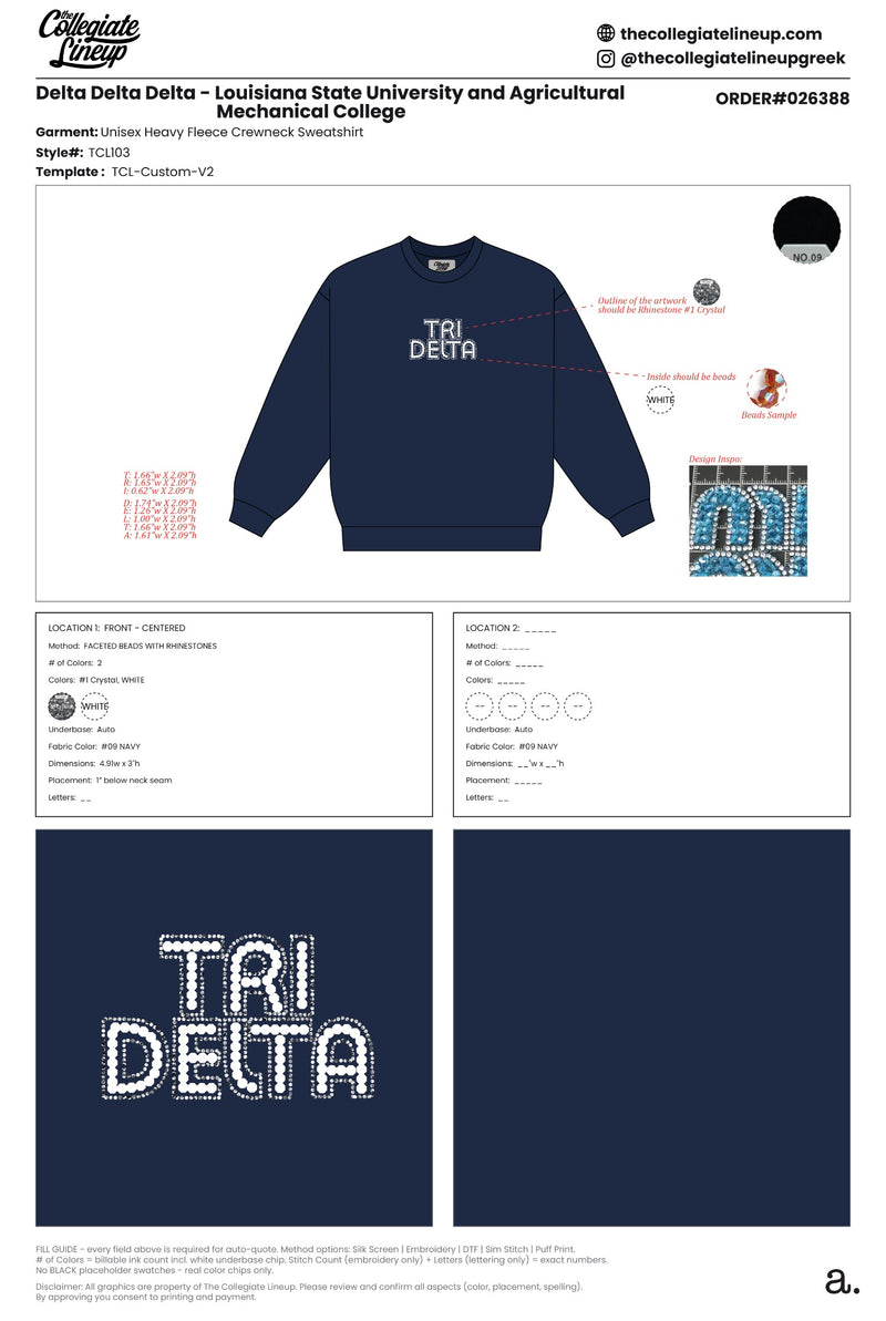 Delta Delta Delta Louisiana State University and Agricultural and Mechanical College #26388
