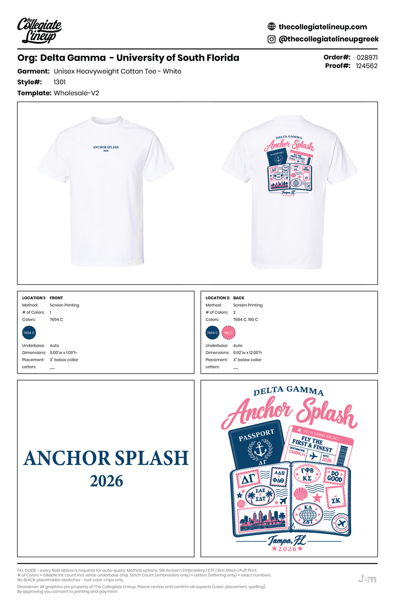 UNISEX HEAVYWEIGHT COTTON TEE — White