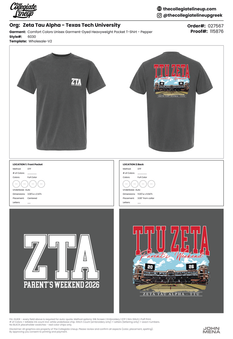 Zeta Tau Alpha Texas Tech University #27567