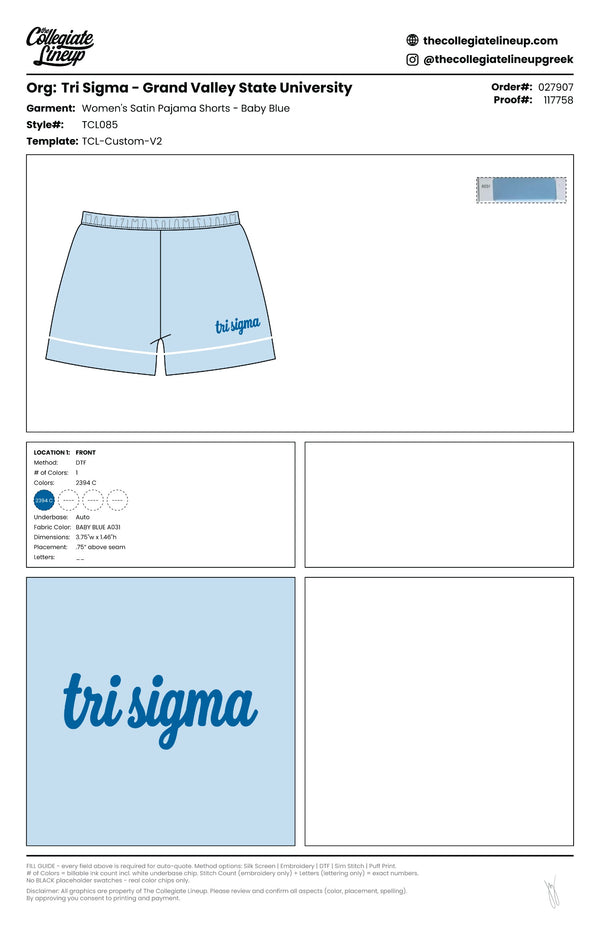 Tri Sigma Grand Valley State University #27907