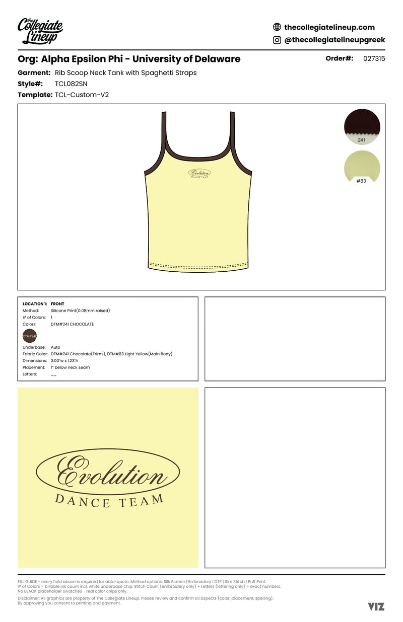 Org: Evolution Dance University of Delaware #27315