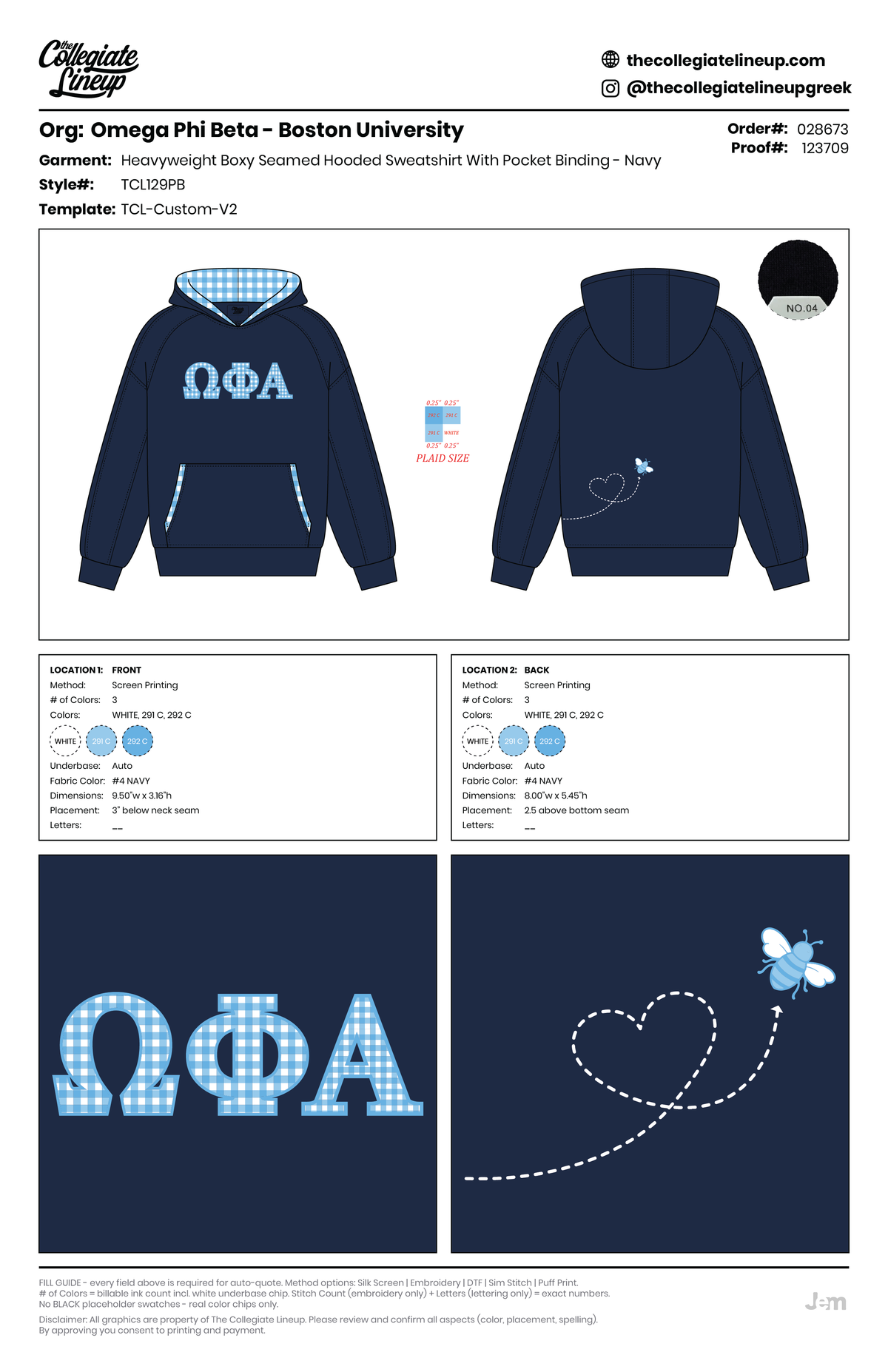 HEAVYWEIGHT BOXY SEAMED HOODED SWEATSHIRT WITH POCKET BINDING