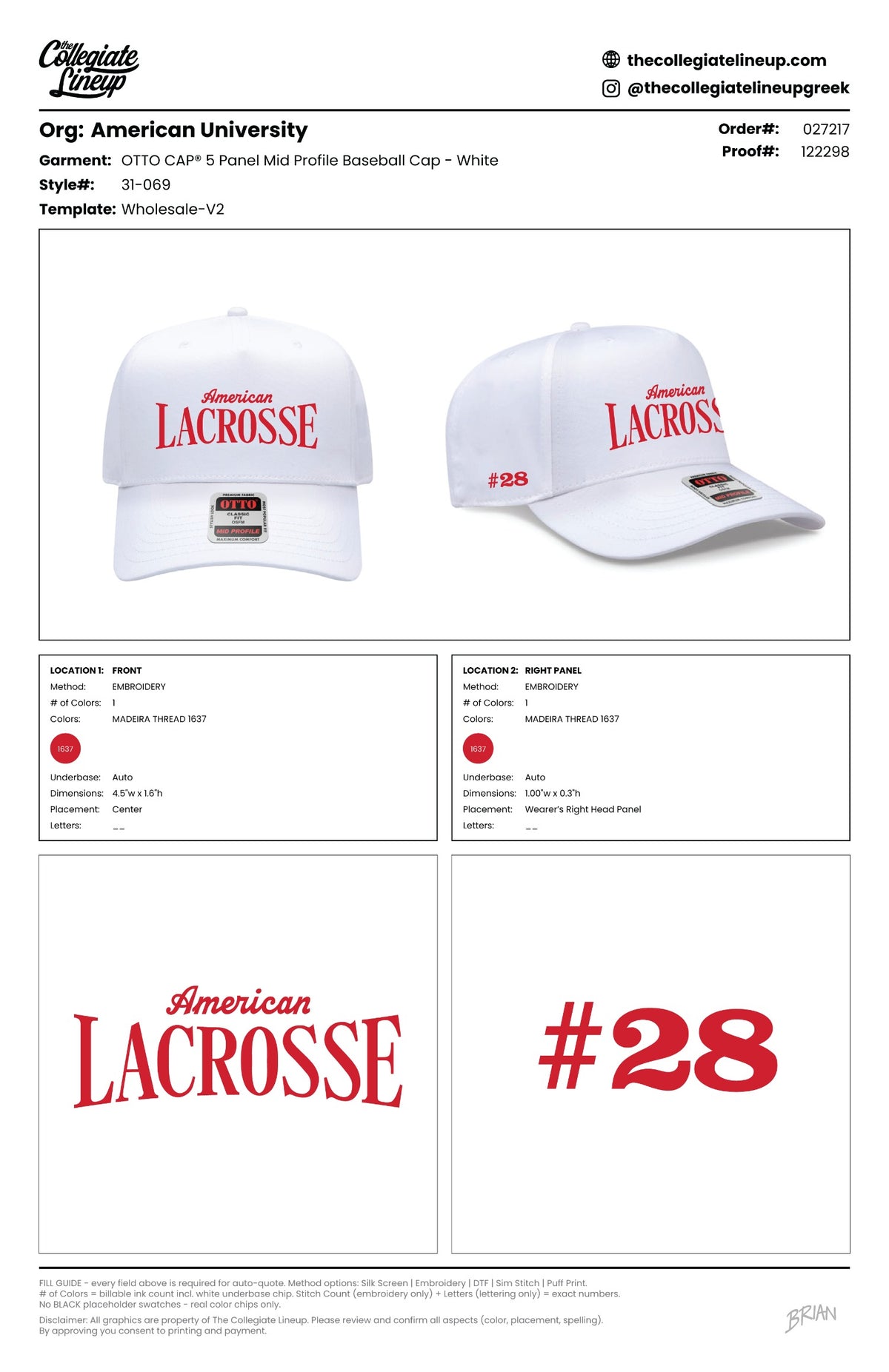 University of Arizona #27217 (Individual Shipping)