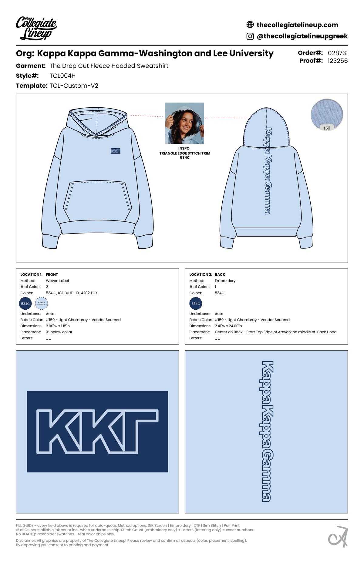 THE DROP CUT FLEECE HOODED SWEATSHIRT