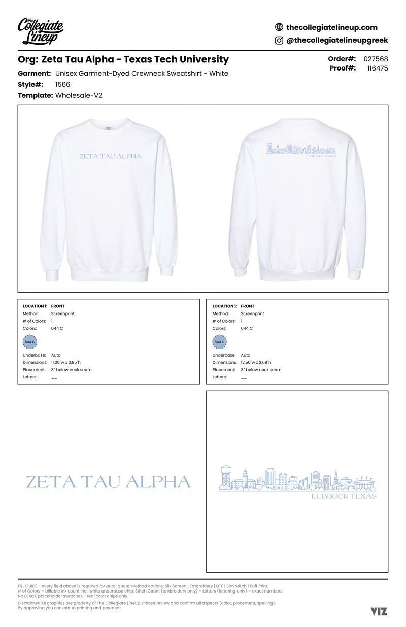 Zeta Tau Alpha Texas Tech University #27568