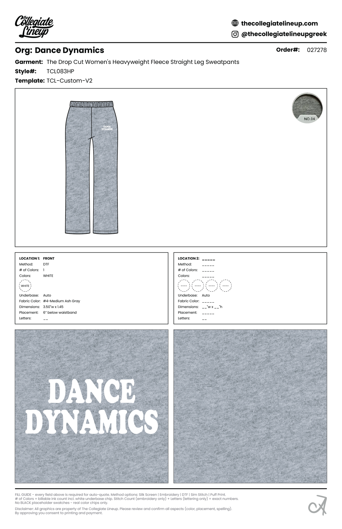 Heavyweight Fleece Straight Leg Sweatpants — Cream
