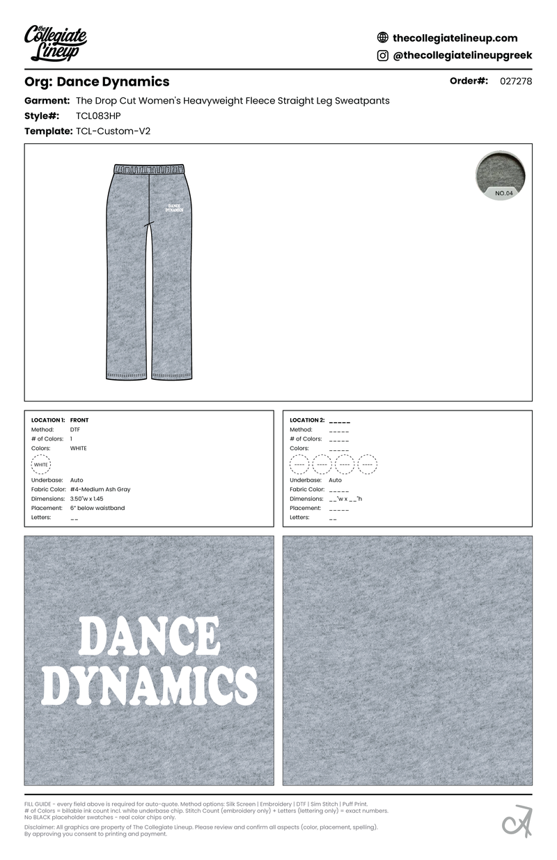 Heavyweight Fleece Straight Leg Sweatpants — Cream