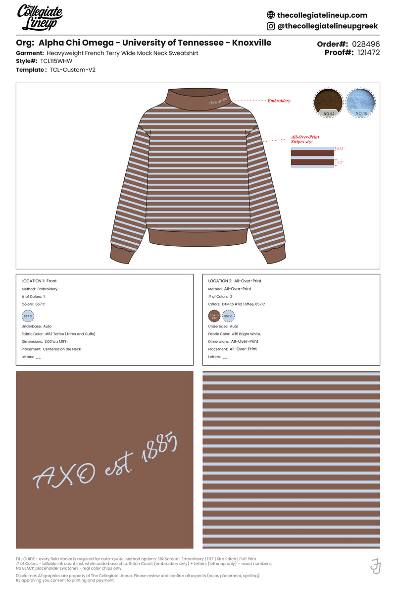 HEAVYWEIGHT FRENCH TERRY WIDE MOCK NECK