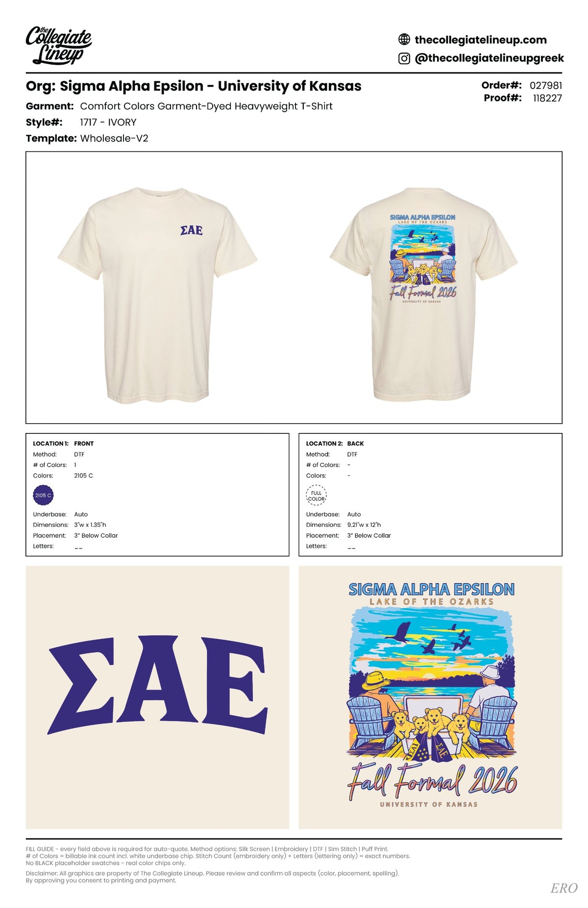 Sigma Alpha Epsilon University of Kansas #27981