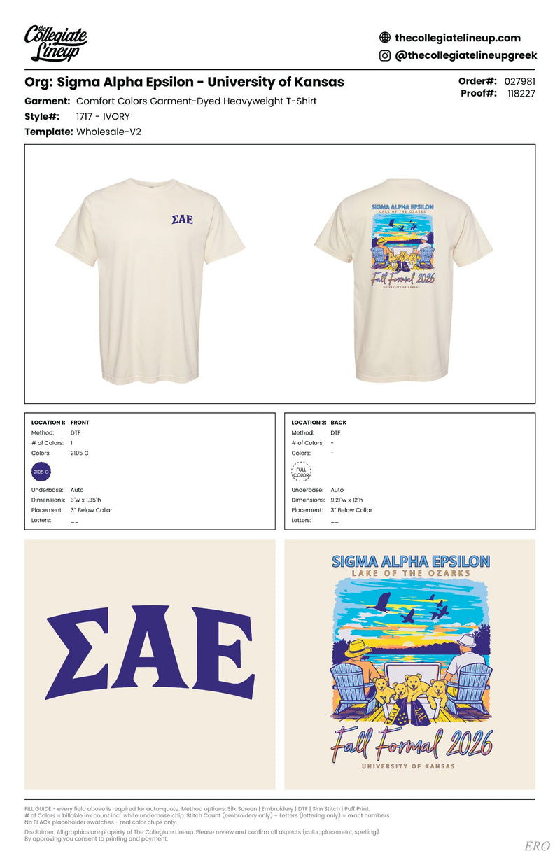 Sigma Alpha Epsilon University of Kansas #27981