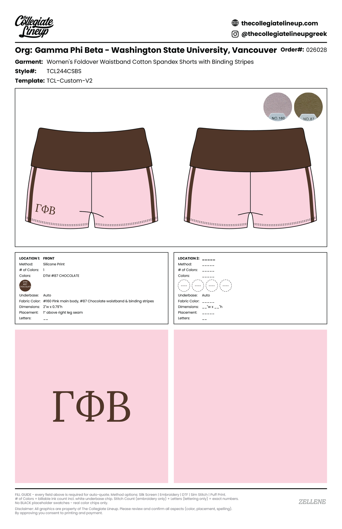 Gamma Phi Beta Washington State University #26028