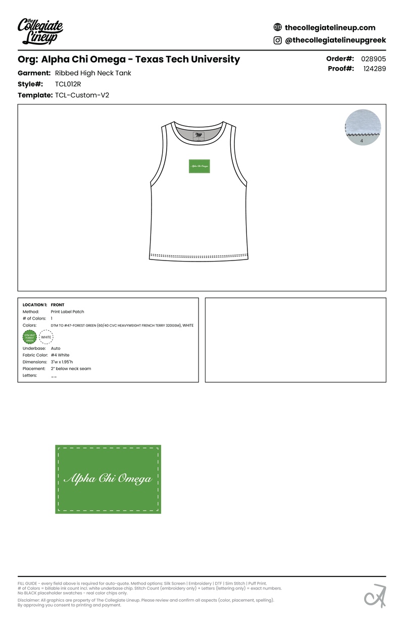 HIGH NECK RIB TANK