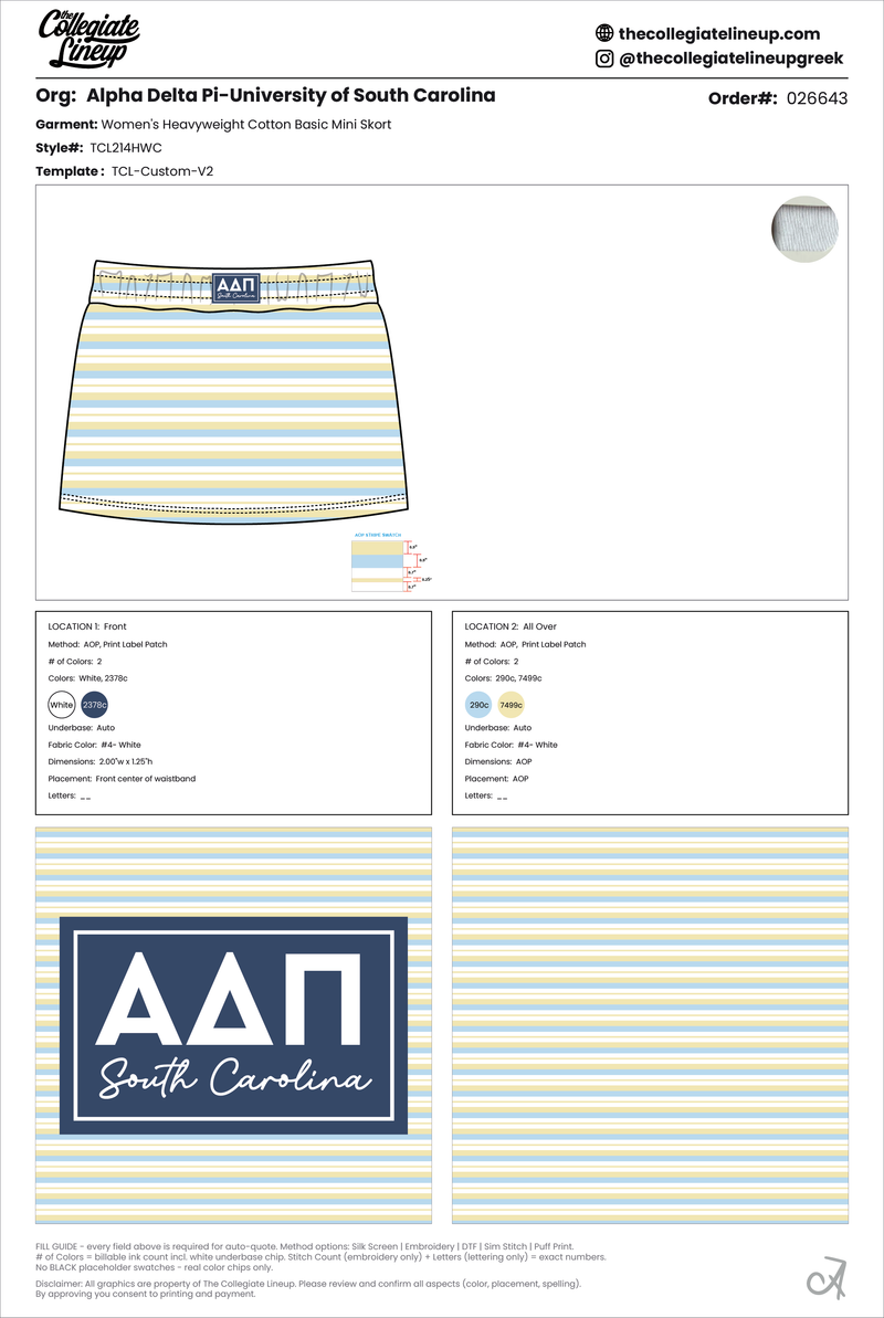 Alpha Delta Pi University of South Carolina #26643