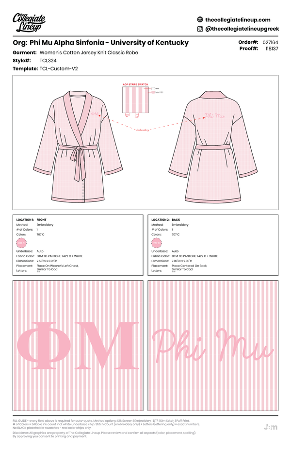 Phi Mu University of Kentucky #28051
